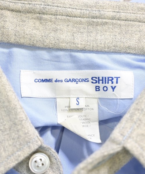 COMME des GARCONS SHIRT boys（コムデギャルソンシャツボーイ）カジュアルシャツ 紺 サイズ:S メンズ/2200719715044
