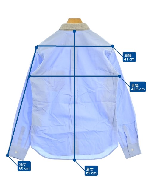 COMME des GARCONS SHIRT boys（コムデギャルソンシャツボーイ）カジュアルシャツ 紺 サイズ:S メンズ/2200719715044