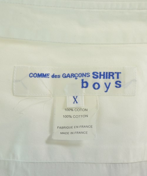COMME des GARCONS SHIRT boys（コムデギャルソンシャツボーイ）カジュアルシャツ 白 サイズ:-(M位) メンズ/2200646832050