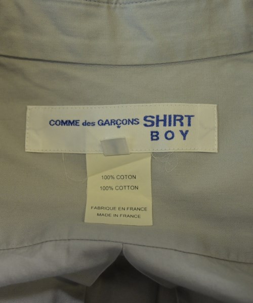 COMME des GARCONS SHIRT boys（コムデギャルソンシャツボーイ）カジュアルシャツ グレー サイズ:S メンズ/2200642151049
