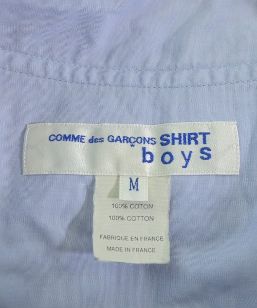 COMME des GARCONS SHIRT boys（コムデギャルソンシャツボーイ）カジュアルシャツ 青 サイズ:M メンズ/2200650341128