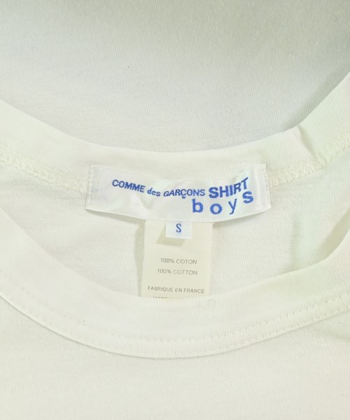 COMME des GARCONS SHIRT boys（コムデギャルソンシャツボーイ）Tシャツ・カットソー 白 サイズ:S メンズ/2200704401105