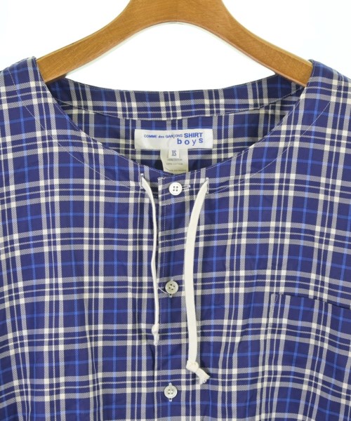 COMME des GARCONS SHIRT boys（コムデギャルソンシャツボーイ）カジュアルシャツ 紺 サイズ:XS メンズ/2200706555127