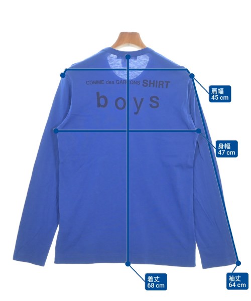 COMME des GARCONS SHIRT boys（コムデギャルソンシャツボーイ）Tシャツ・カットソー 青 サイズ:M メンズ/2200668476034