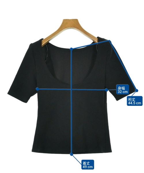 cygne（シーニュ）Tシャツ・カットソー 黒 サイズ:0(XS位) レディース/2200699873109