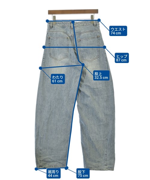 cygne（シーニュ）デニムパンツ 青 サイズ:1(S位) レディース/2200665734014