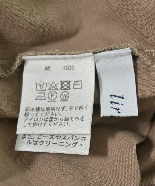 liriito（リリイト）Tシャツ・カットソー ベージュ サイズ:M レディース/2200709291022