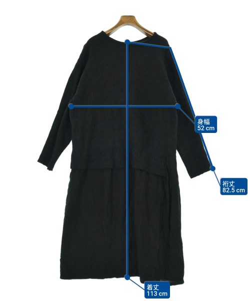 MICHIKO by Y's（ミチコバイワイズ）ワンピース 黒 サイズ:1(S位) レディース/2200638852035