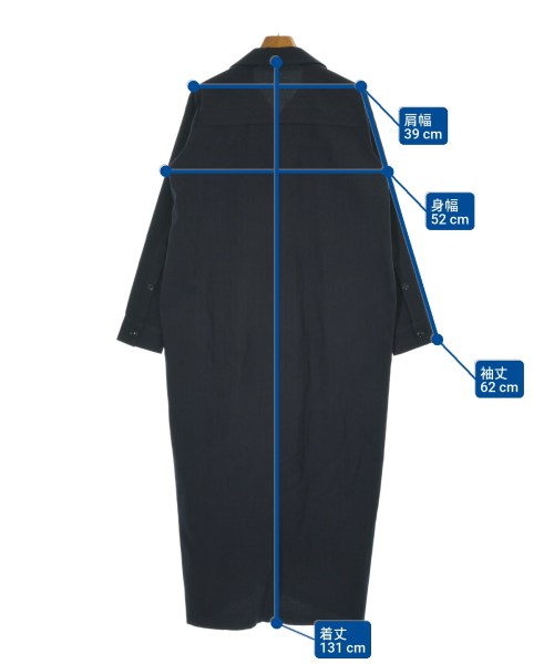 MICHIKO by Y's（ミチコバイワイズ）シャツワンピース 紺 サイズ:1(S位) レディース/2200675905015