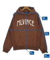 MLVINCE（メルヴィンス）パーカー 茶 サイズ:M メンズ/2200647996072