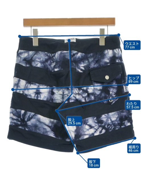 NALUTO TRUNKS（ナルトトランクス）ショートパンツ 紺 サイズ:31(M位) メンズ/2200623075012