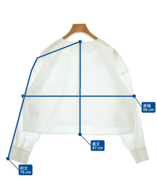 OHGA（オオガ）ブラウス 白 サイズ:F レディース/2200617479093