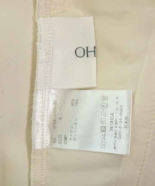OHGA（オオガ）スラックス 白 サイズ:S レディース/2200617479116
