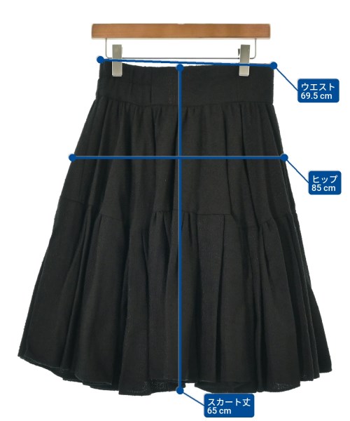 RosyMonster（ロージーモンスター）ひざ丈スカート 黒 サイズ:S レディース/2200618421015