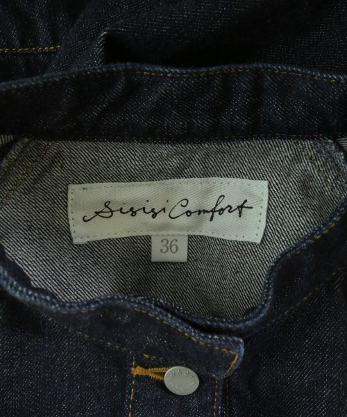si-si-si comfort（スースースーコンフォート）デニムジャケット 紺 サイズ:36(S位) レディース/2200673189028
