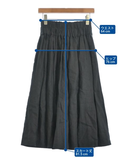 si-si-si comfort（スースースーコンフォート）ロング・マキシ丈スカート 黒 サイズ:-(M位) レディース/2200683609028