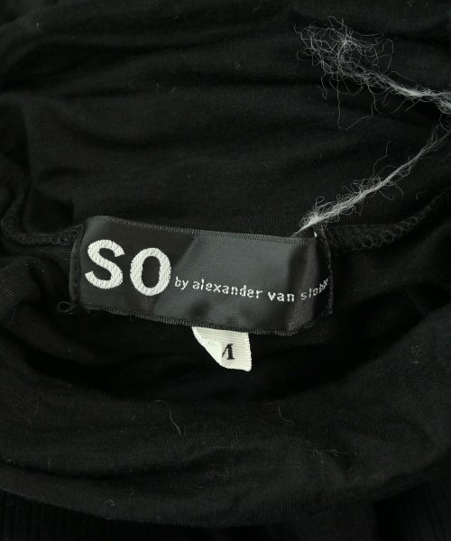 SO by alexander van slobbe（ソーバイアレクサンダーヴァンスロベ）Tシャツ・カットソー 黒 サイズ:M レディース/2200692045640