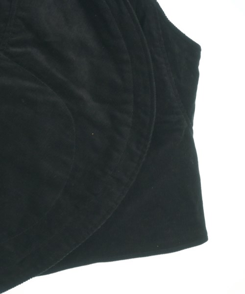 threeASFOUR（スリーアズフォー）ベスト 黒 サイズ:1(S位) レディース/2200645982077