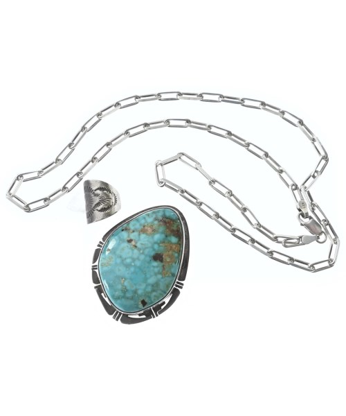 NAVAJO(ナバホ)ネックレス 緑 サイズ:-/2200657369019