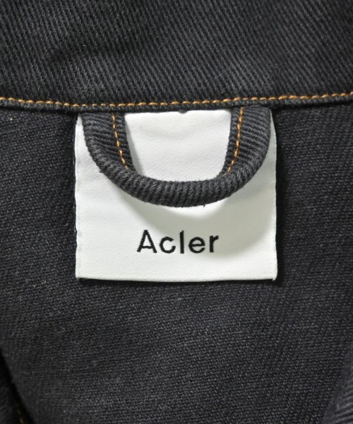 Acler（アクラー）デニムジャケット 黒 サイズ:M レディース/2200688737023