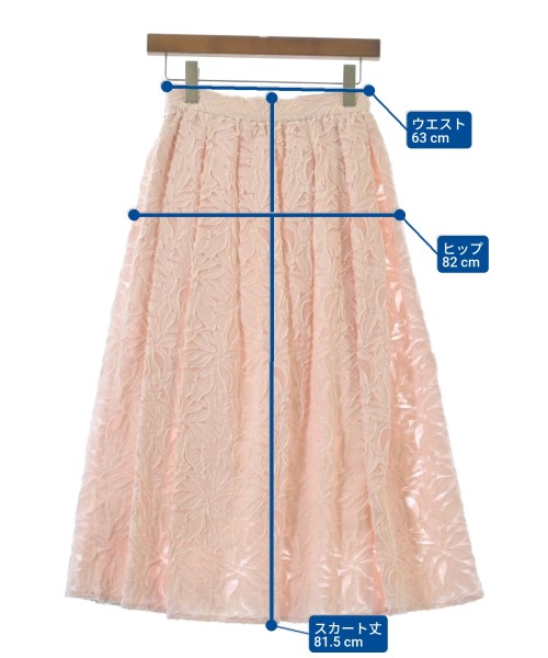 akiki（アキキ）ロング・マキシ丈スカート ピンク サイズ:38(M位) レディース/2200655751052