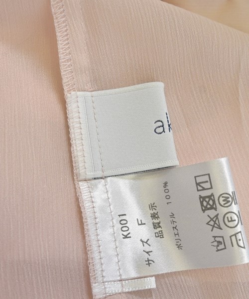 akiki（アキキ）ブラウス ピンク サイズ:F レディース/2200655751205