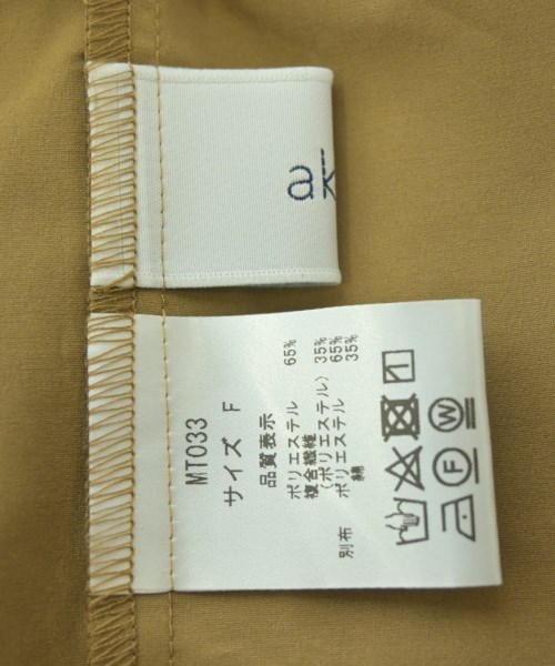 akiki（アキキ）カジュアルシャツ 茶 サイズ:F レディース/2200707510101