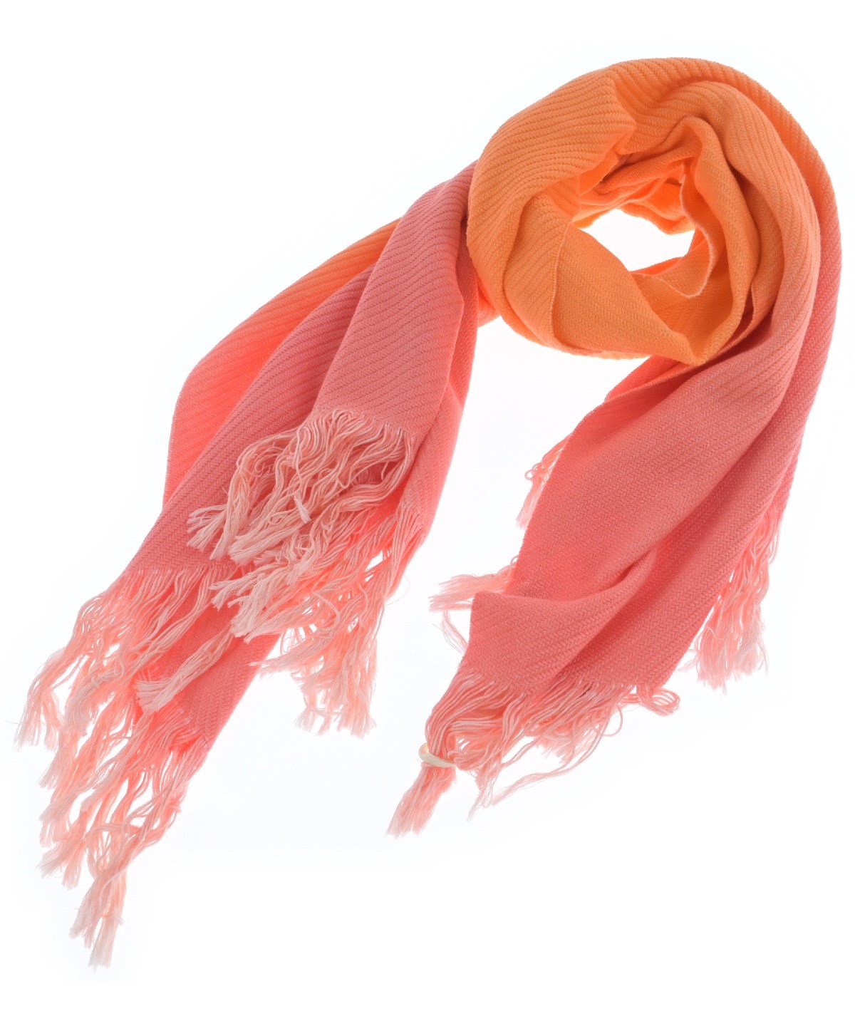 ALONPI CASHMERE（アロンピカシミア）ストール オレンジ サイズ