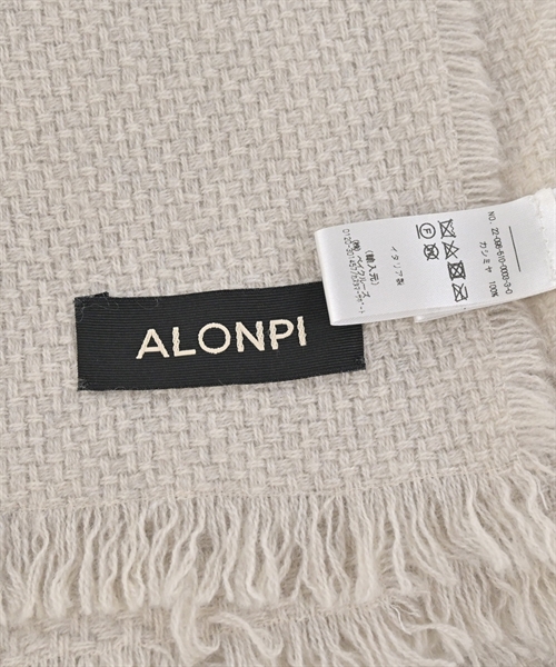 ALONPI CASHMERE（アロンピカシミア）ストール 白 サイズ:- レディース/2200612662124