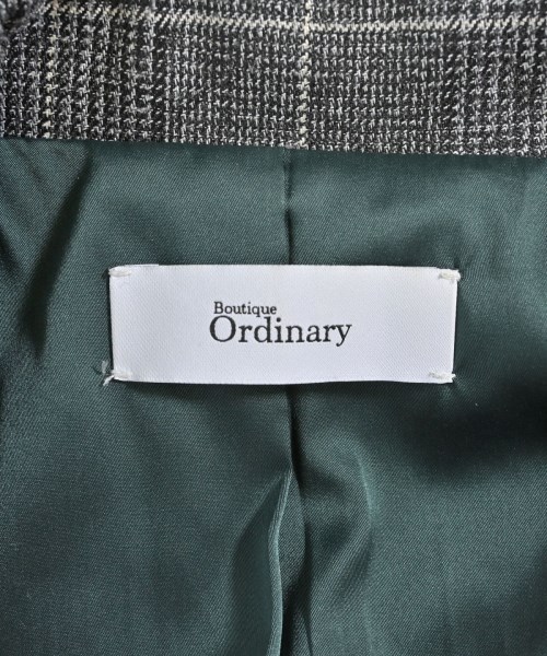 Boutique Ordinary（ブティークオーディナリー）テーラードジャケット グレー サイズ:1(S位) レディース/2200698088047