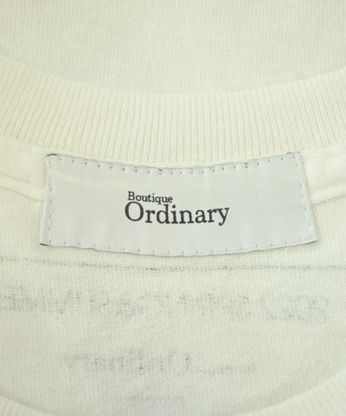 Boutique Ordinary（ブティークオーディナリー）Tシャツ・カットソー 白 サイズ:2(M位) レディース/2200704018051
