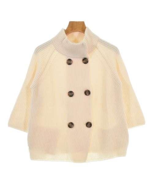 DENIM GALLERY BIARRITZ(デニムギャラリービアリッツ)カーディガン 白 サイズ:XS/2200669958232