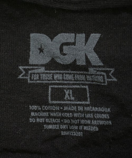 DGK（ディージーケー）Tシャツ・カットソー 黒 サイズ:XL メンズ/2200713692037