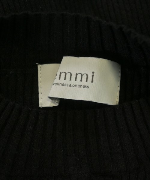 emmi（エミ）ニット・セーター 黒 サイズ:F レディース/2200625697175
