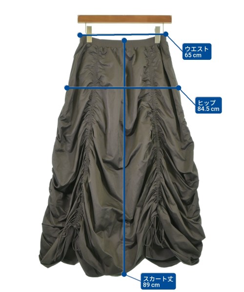 emmi（エミ）ロング・マキシ丈スカート グレー サイズ:1(S位) レディース/2200641526053