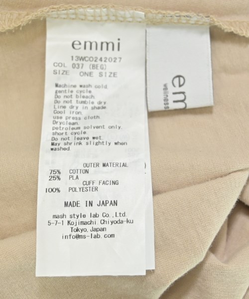 emmi（エミ）ワンピース ベージュ サイズ:ONE レディース/2200611229014