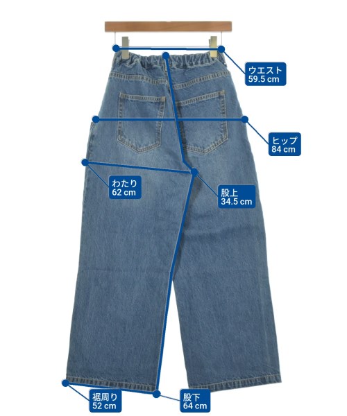 emmi atelier（エミアトリエ）デニムパンツ 青 サイズ:0(XS位) レディース/2200614005042