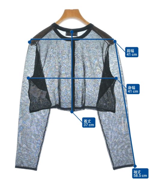 emmi（エミ）カーディガン 黒 サイズ:F レディース/2200623232033