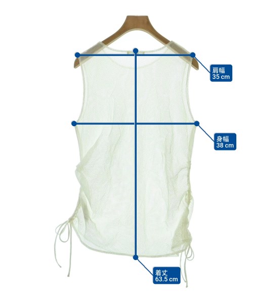 emmi（エミ）ノースリーブ 白 サイズ:1(S位) レディース/2200618139309