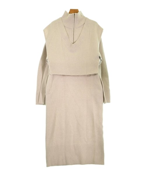 emmi(エミ)ワンピース ベージュ サイズ:F/2200669131161