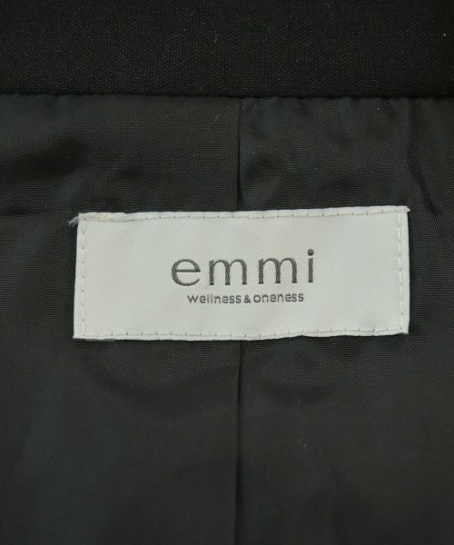 emmi（エミ）ジャケット 黒 サイズ:1(S位) レディース/2200675801140