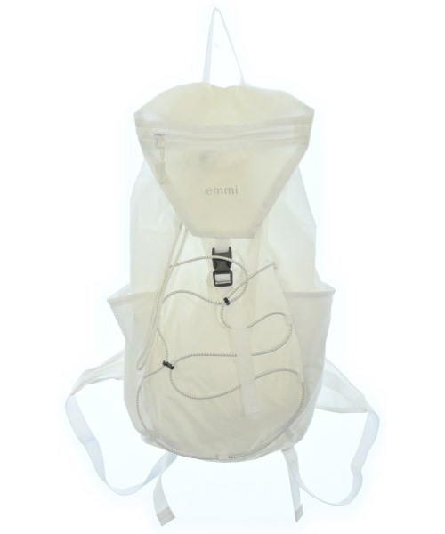 emmi(エミ)バックパック・リュック 白 サイズ:F/2200678565063
