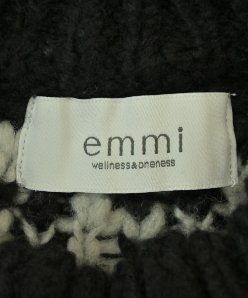 emmi（エミ）ニット・セーター 黒 サイズ:F レディース/2200694795017
