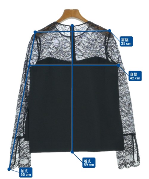 emmi（エミ）ブラウス 紺 サイズ:1(S位) レディース/2200654485088