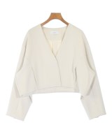 emmi（エミ）ノーカラージャケット 白 サイズ:0(XS位) レディース/2200658013065