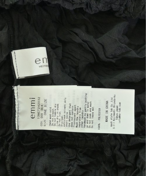 emmi（エミ）Tシャツ・カットソー 黒 サイズ:F レディース/2200710625052