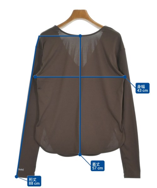 emmi（エミ）Tシャツ・カットソー 茶 サイズ:0(XS位) レディース/2200711369085