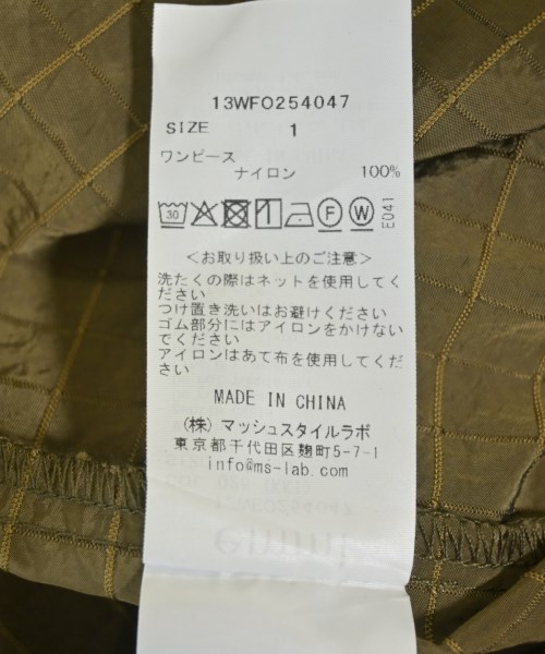 emmi（エミ）ワンピース カーキ サイズ:1(S位) レディース/2200706870251