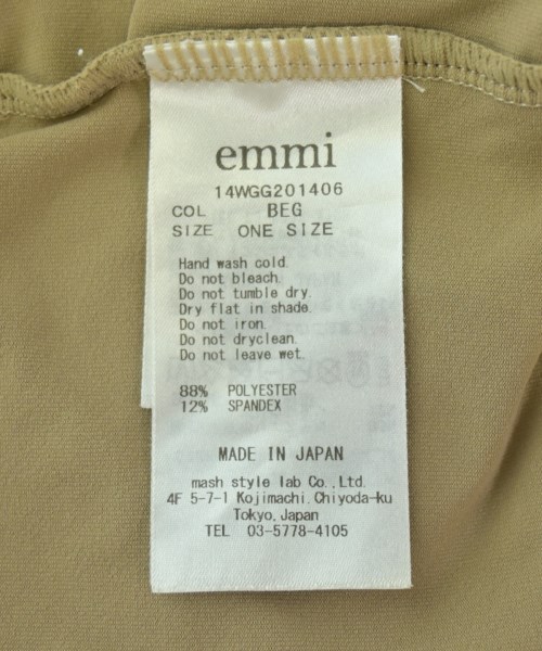 emmi（エミ）Tシャツ・カットソー ベージュ サイズ:F レディース/2200729654180