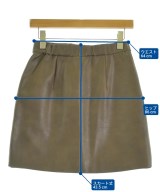 emmi（エミ）ミニスカート 茶 サイズ:1(S位) レディース/2200682849067
